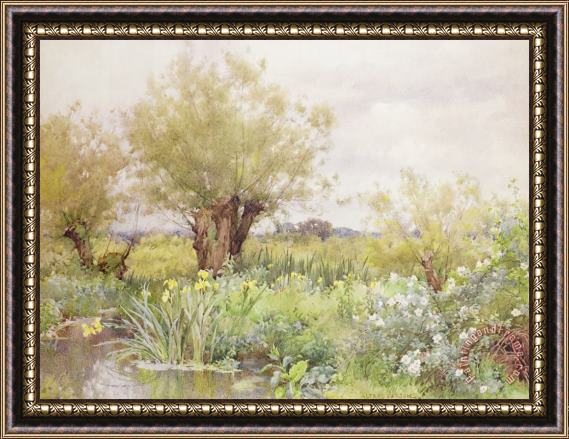 Alfred Parsons Near Shiplake Framed Painting