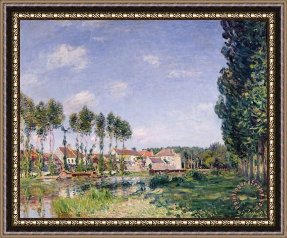 Alfred Sisley Banks of The Loing, Moret Framed Painting