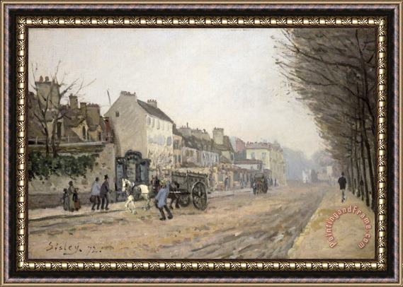 Alfred Sisley Boulevard Heloise, Argenteuil Framed Print