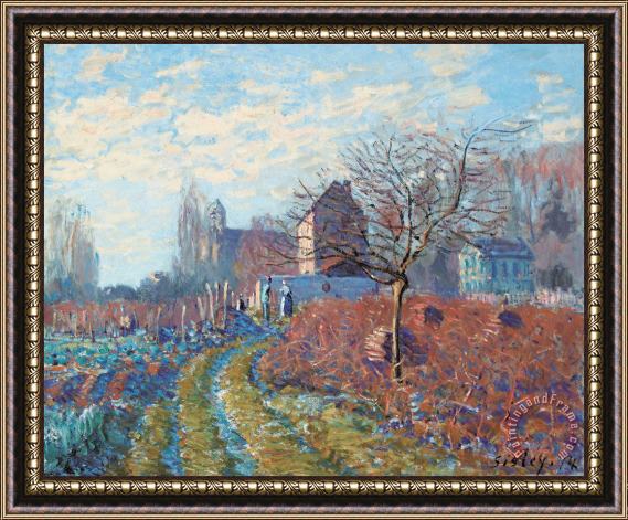 Alfred Sisley Gelee Blanche Framed Painting