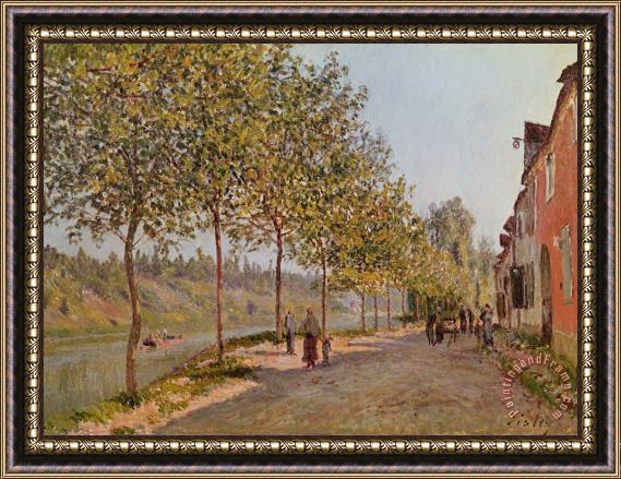Alfred Sisley June Morning in Saint Mammes Framed Painting
