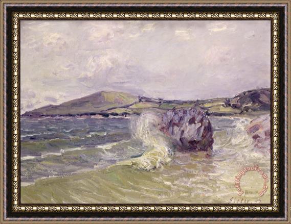 Alfred Sisley Ladys Cove Wales 1897 Framed Print