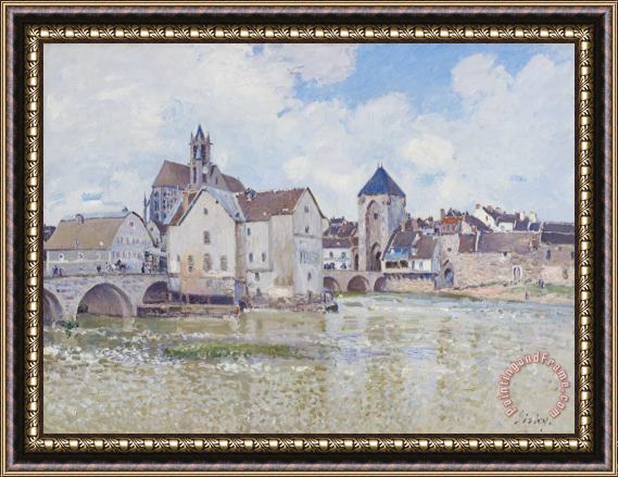 Alfred Sisley Le Pont De Moret Framed Painting