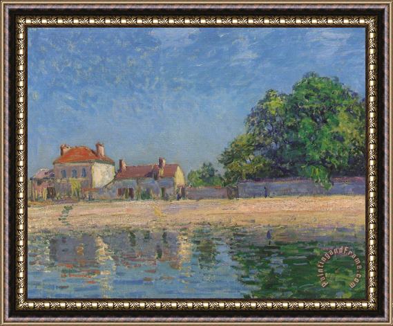 Alfred Sisley The Banks of the Loing Framed Print