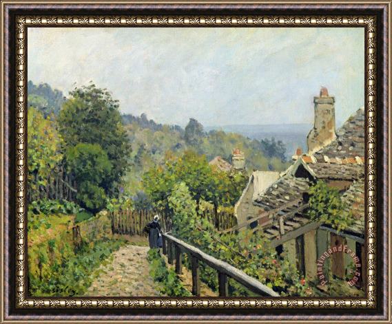 Alfred Sisley The Heights at Marly Framed Print