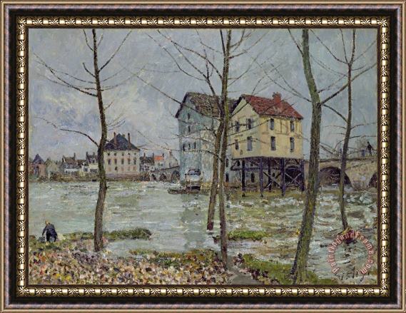 Alfred Sisley The Mills at Moret sur Loing Framed Painting