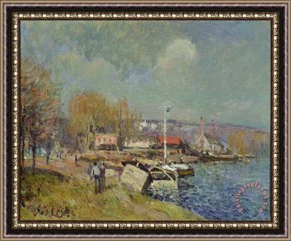 Alfred Sisley The Seine at Port-Marly Framed Print