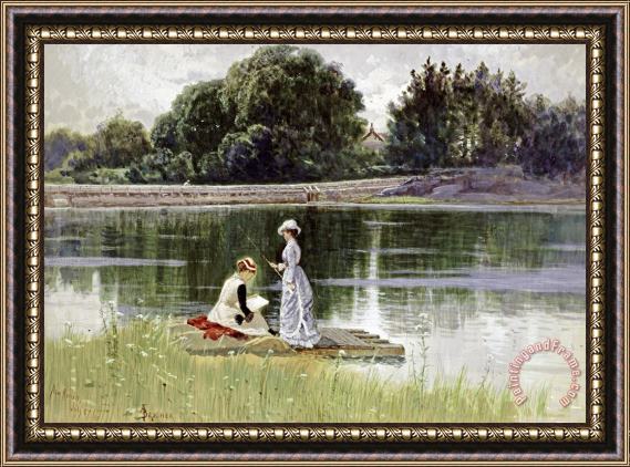 Alfred Thompson Bricher A Pleasant Afternoon Framed Painting