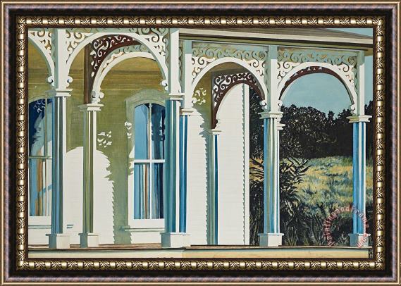 Alice Dalton Brown Westfield with Landscape, 1979 Framed Print