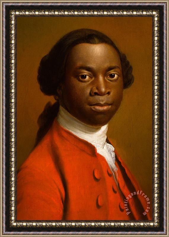 Allan Ramsay Portrait Of An African Framed Painting