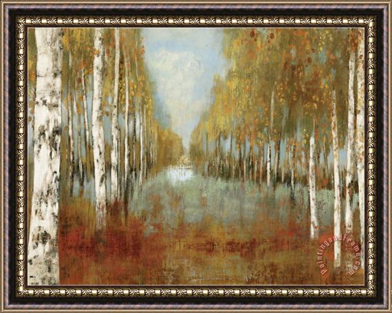 Allison Pearce Along The Path Framed Painting