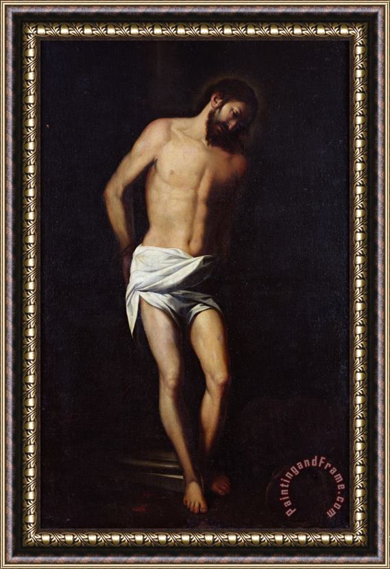 Alonso Cano Christ bound to the column Framed Print