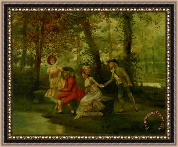 Alonso Perez The Love Letter Framed Painting