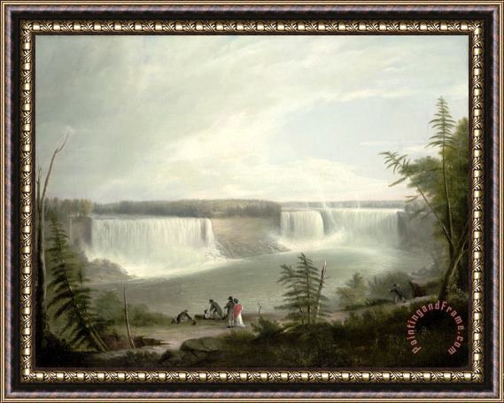 Alvan Fisher Niagara Falls Framed Painting