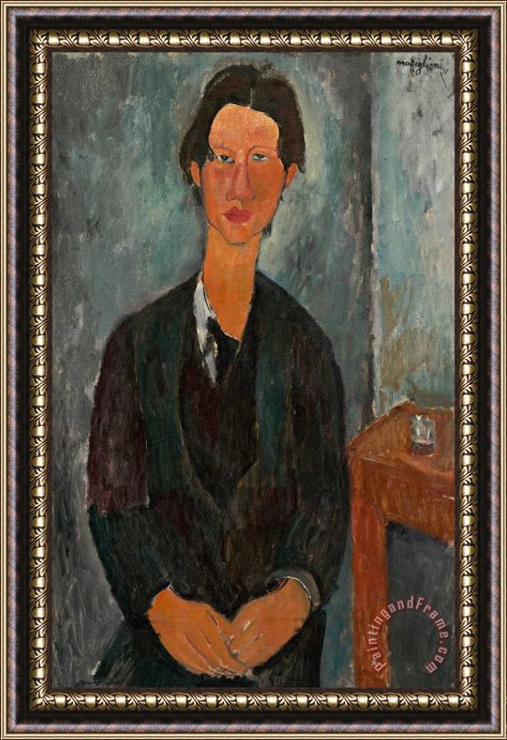 Amedeo Modigliani Chaim Soutine Framed Painting