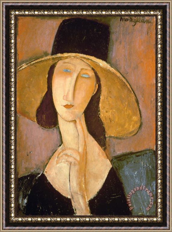Amedeo Modigliani Head of a Woman Framed Print