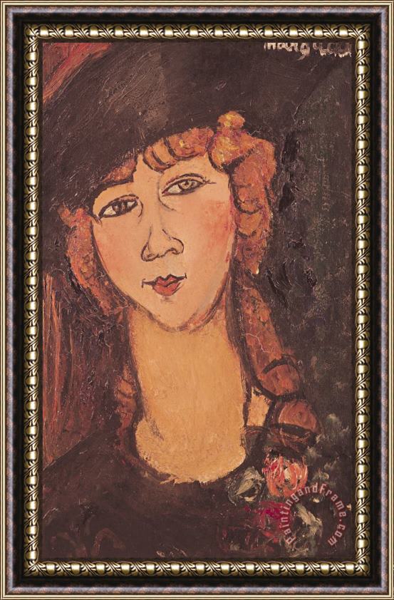 Amedeo Modigliani Lolotte Framed Print