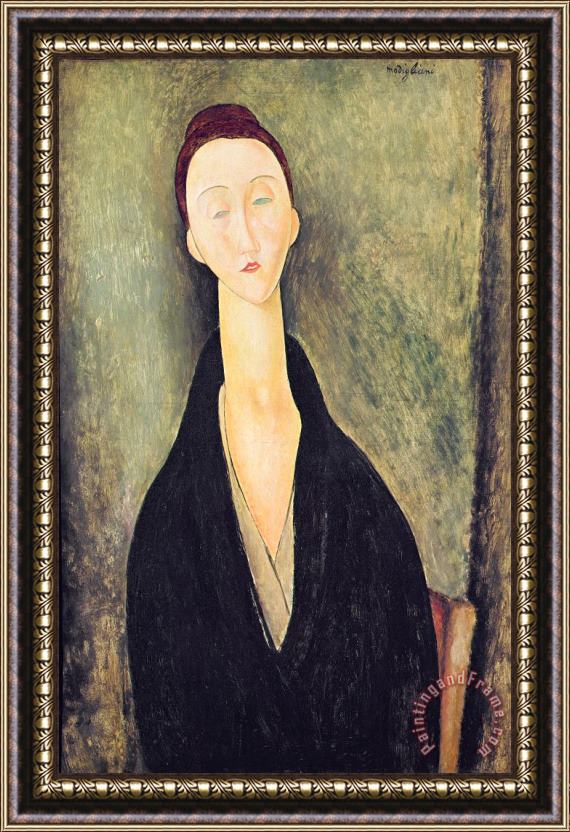 Amedeo Modigliani Madame Hanka Zborowska Framed Print