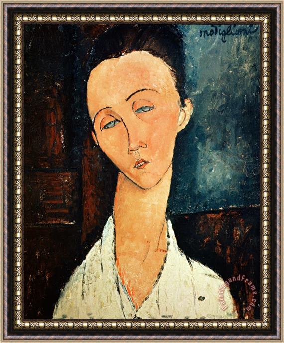 Amedeo Modigliani Portrait of Lunia Czechowska Framed Print