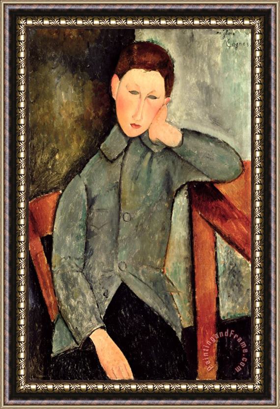 Amedeo Modigliani The Boy Framed Painting
