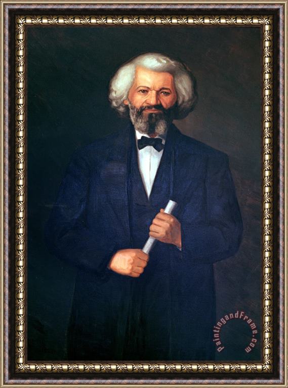 American School Portrait of Frederick Douglass Framed Print