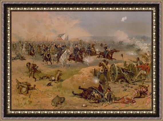 American School War Framed Painting