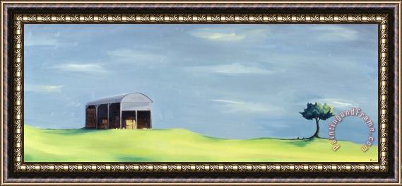 Ana Bianchi Poulton Fields Framed Painting