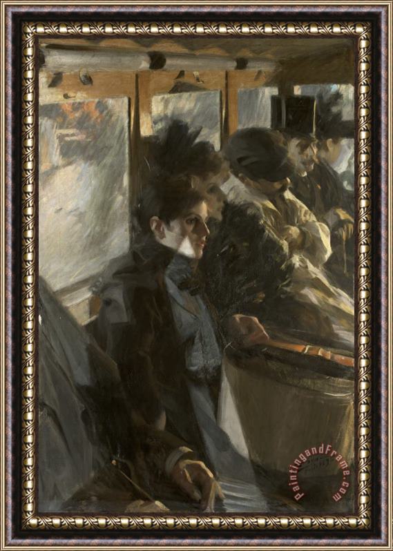 Anders Zorn Omnibus Framed Painting