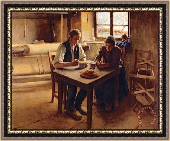 Andre Collin Poor People Framed Painting
