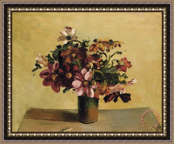 Andre Derain Anemones Dans Un Vase Framed Painting