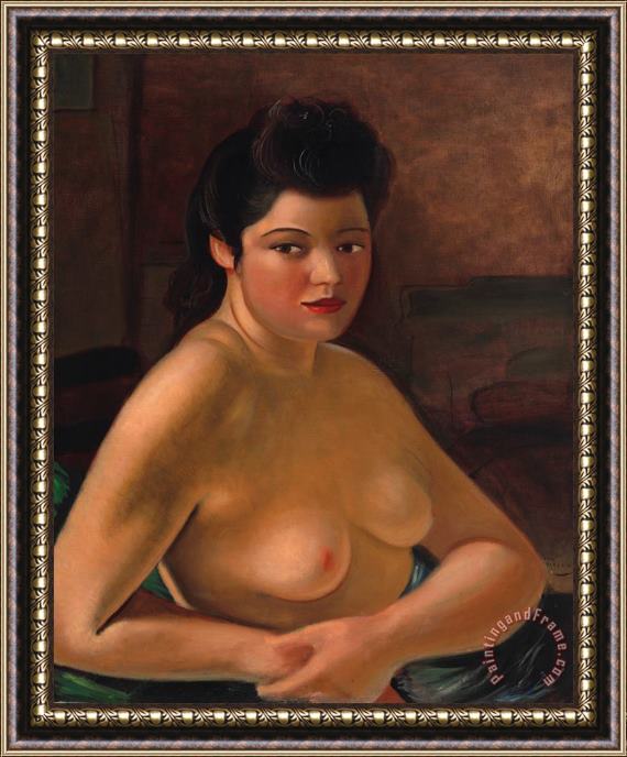 Andre Derain Buste De Femme Framed Painting