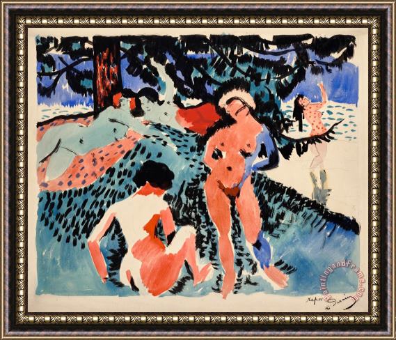 Andre Derain Le Repos, 1906 Framed Painting