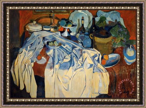 Andre Derain Nature Morte a La Table Framed Painting