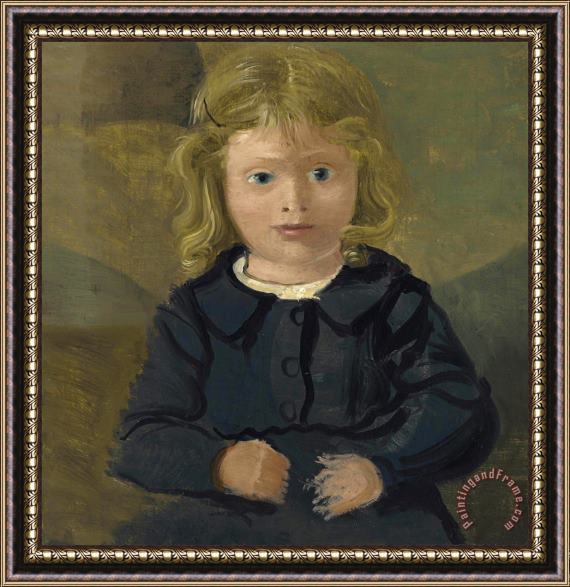 Andre Derain Portrait Du Fils De L'artiste Framed Painting