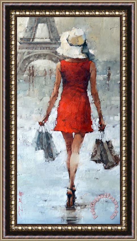 Andre Kohn Retail Therapy Framed Print