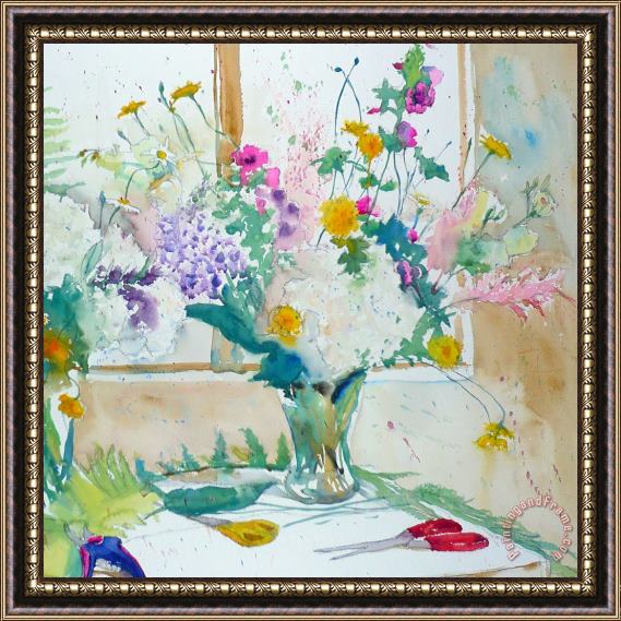 Andre Mehu Bouquet Study Framed Painting