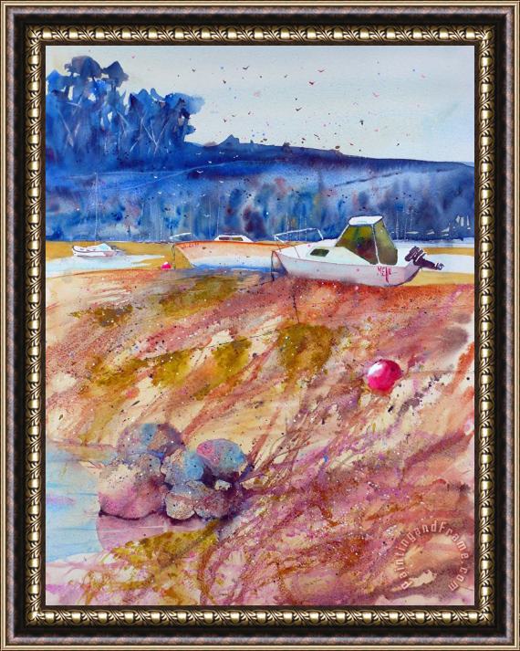 Andre Mehu On the foreshore Framed Painting