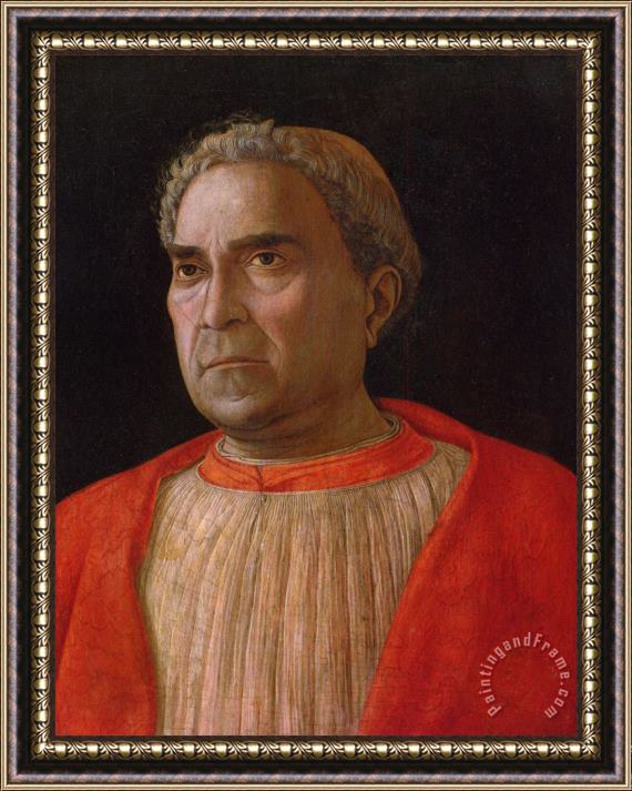 Andrea Mantegna Portrait of Cardinal Lodovico Trevisano Framed Print