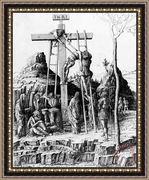 Andrea Mantegna The Descent From The Cross Framed Print