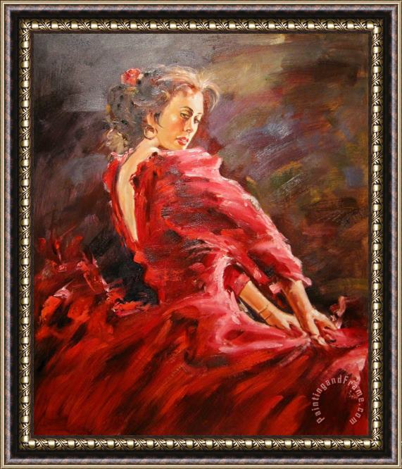 Andrew Atroshenko Dancer Framed Painting