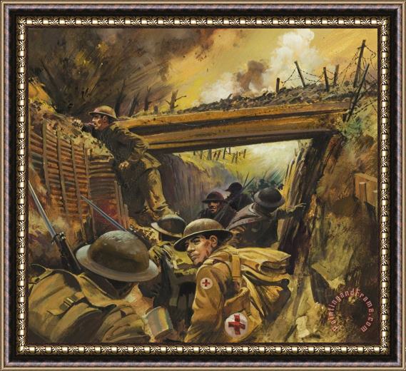 Andrew Howat The Trenches Framed Print