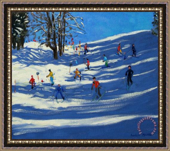 Andrew Macara Blue shadows Framed Painting
