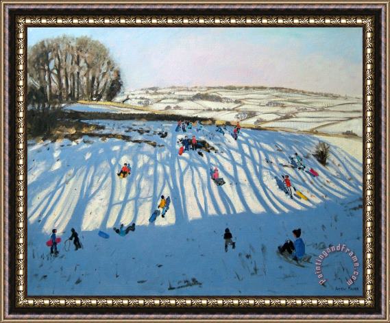 Andrew Macara Fields of Shadows Framed Print