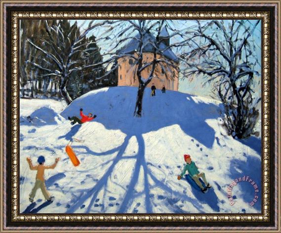 Andrew Macara Les Gets Framed Painting
