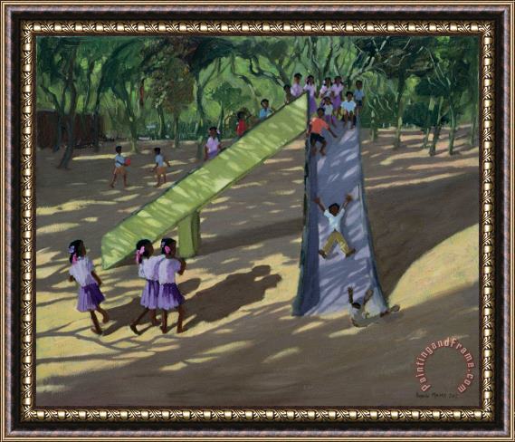 Andrew Macara Slide Mysore Framed Painting