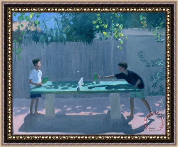 Andrew Macara Table Tennis Framed Painting