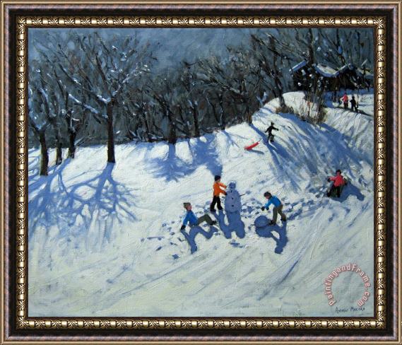 Andrew Macara The Snowman Framed Painting