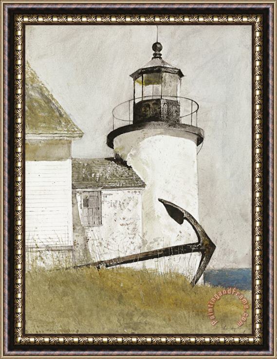 andrew wyeth Deserted Light, 1977 Framed Painting