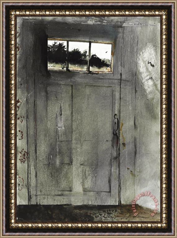 andrew wyeth Front Door at Teel's, 1954 Framed Painting