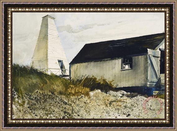 andrew wyeth Lifeboat House, 1954 Framed Print